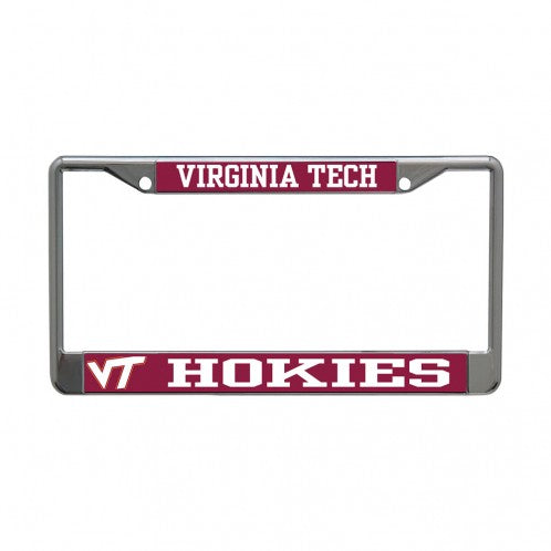 Virginia Tech Hokies MEGA Lic Plt Frame S/S Printed