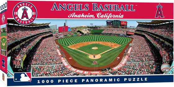 Stadium Panoramic - Los Angeles Angels 1000 Piece MLB Sports Puzzle - Center View