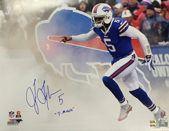NFL Tyrod Taylor Buffalo Bills Signed Auto 16x20 Photo Inscribed "T-Mobile" ( JSA PSA Pass) 757 - 757 Sports Collectibles