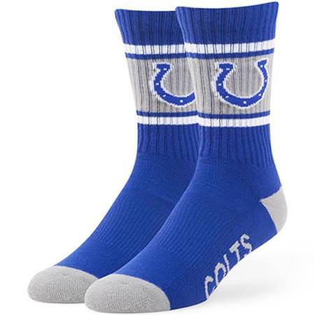 Indianapolis Colts '47 Duster Crew Socks - 757 Sports Collectibles