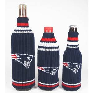 New England Patriots Krazy Kover Beverage Warm Bottle Holder - 757 Sports Collectibles