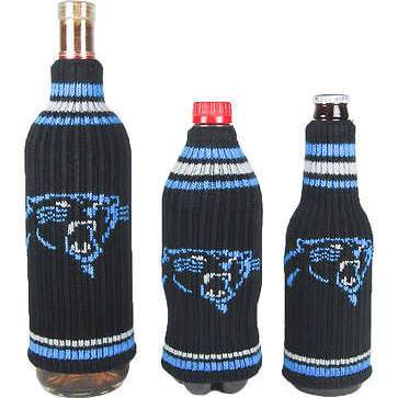 Carolina Panthers Krazy Kover Beverage Bottle Holder - 757 Sports Collectibles
