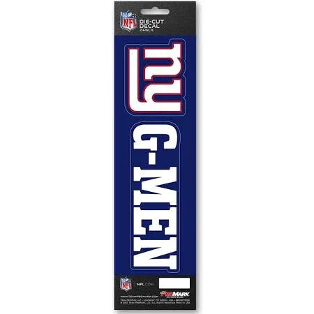 New York Giants Die-Cut Decal 2 Pack