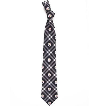 NFL Pittsburgh Steelers Plaid Necktie - 757 Sports Collectibles