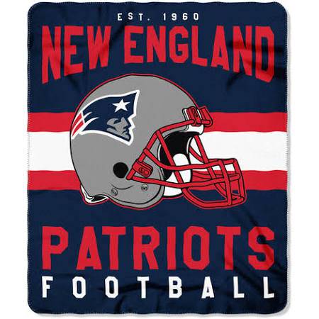New England Patriots 50" x 60" Singular Fleece Blanket - 757 Sports Collectibles
