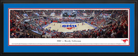 Southern Methodist University Basketball - Deluxe Frame - 757 Sports Collectibles