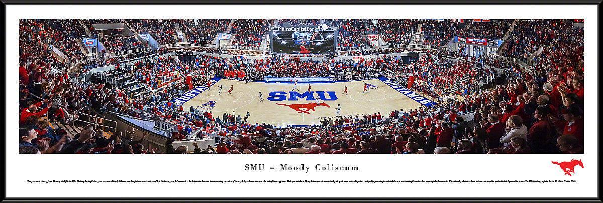 Southern Methodist University Basketball - Standard Frame - 757 Sports Collectibles