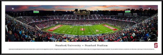 Stanford Cardinal Football - 50 Yard Line - Standard Frame - 757 Sports Collectibles