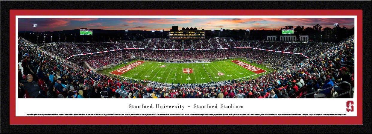 Stanford Cardinal Football - 50 Yard Line - Select Frame - 757 Sports Collectibles