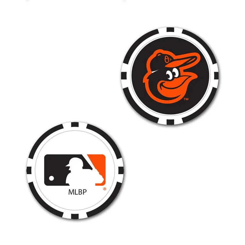 Baltimore Orioles Oversized Poker Chip Golf Ball Marker (Printed, 40 mm) - 757 Sports Collectibles