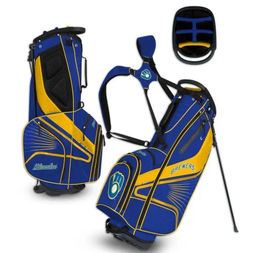 Milwaukee Brewers Stand Golf Bag - Diamond Stand Bag