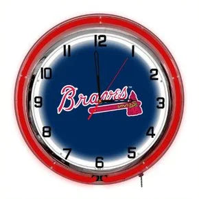 Atlanta Braves 18" Neon Clock