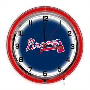 Atlanta Braves 18" Neon Clock
