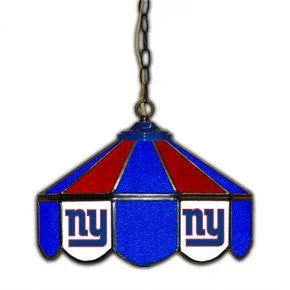 New York Giants 14-in. Stained Glass Pub Light