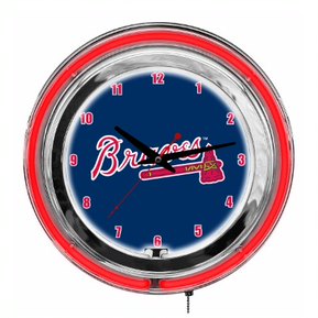 Atlanta Braves 14" Neon Clock