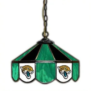 Jacksonville Jaguars 14-in. Stained Glass Pub Light