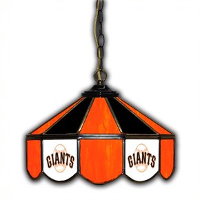 San Francisco Giants 14-in. Stained Glass Pub Light