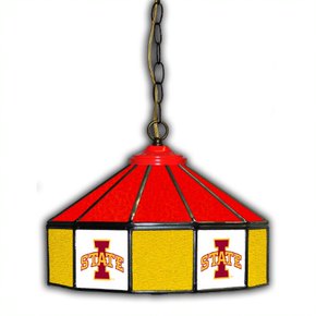 Iowa State Cyclones 14-in. Stained Glass Pub Light