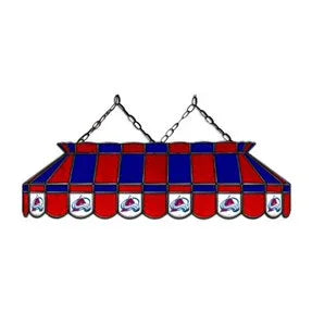 Colorado Avalanche 40' Stained Glass Billiard Light