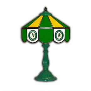 Oakland A's 21' Stained Glass Table Lamp