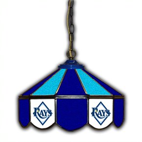 Tampa Bay Rays 14-in. Stained Glass Pub Light