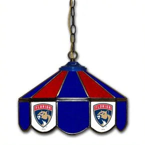 Florida Panthers 14-in. Stained Glass Pub Light