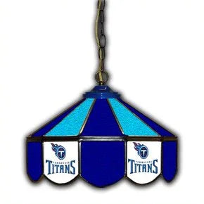 Tennessee Titans 14-in. Stained Glass Pub Light