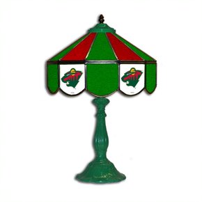 Minnesota Wild 21' Stained Glass Table Lamp