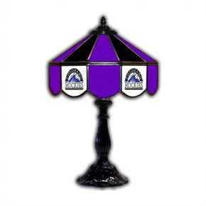 Colorado Rockies 21' Stained Glass Table Lamp
