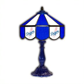 Los Angeles Dodgers 21' Stained Glass Table Lamp