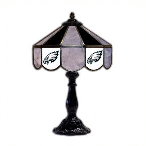 Philadelphia Eagles 21' Stained Glass Table Lamp