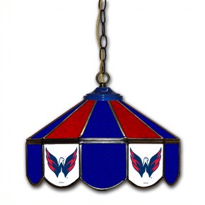 Washington Capitals 14-in. Stained Glass Pub Light