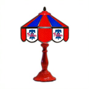 Philadelphia Phillies 21' Stained Glass Table Lamp