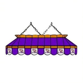 LSU Tigers 40' Stained Glass Billiard Light