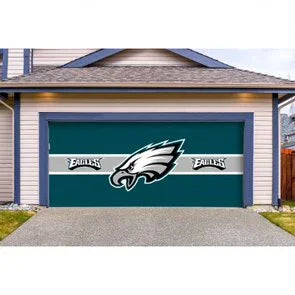 Philadelphia Eagles Double Garage Door Cover