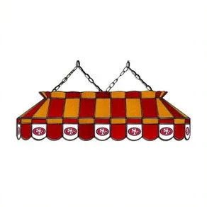 San Francisco 49ers 40' Stained Glass Billiard Light