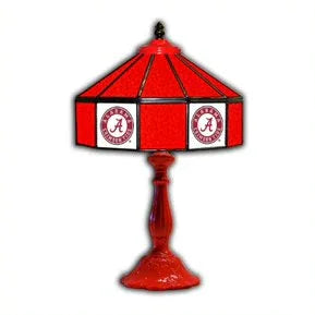 Alabama Crimson Tide 21' Stained Glass Table Lamp