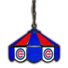 Chicago Cubs 14-in. Stained Glass Pub Light