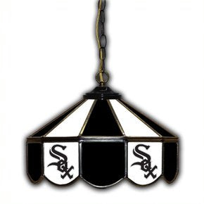 Chicago White Sox 14-in. Stained Glass Pub Light