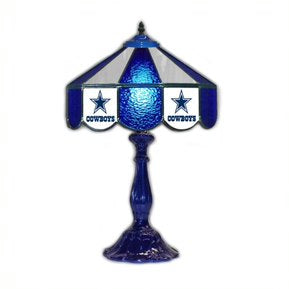 Dallas Cowboys 21' Stained Glass Table Lamp
