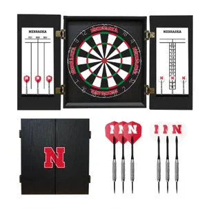 Nebraska Cornhuskers Fan's Choice Dartboard Set