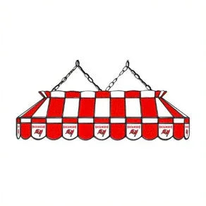 Tampa Bay Buccaneers 40' Stained Glass Billiard Light