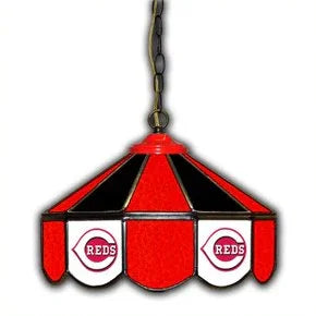 Cincinnati Reds 14-in. Stained Glass Pub Light