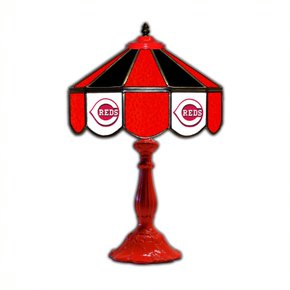 Cincinnati Reds 21' Stained Glass Table Lamp