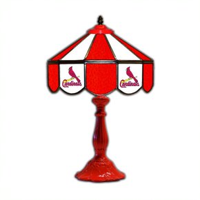 St. Louis Cardinals 21' Stained Glass Table Lamp