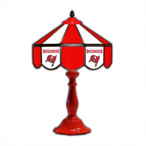 Tampa Bay Buccaneers 21' Stained Glass Table Lamp