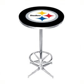 Pittsburgh Steelers Chrome Pub Table