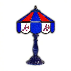 Atlanta Braves 21' Stained Glass Table Lamp