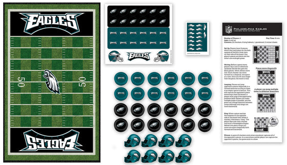 Philadelphia Eagles NFL Checkers Board Game