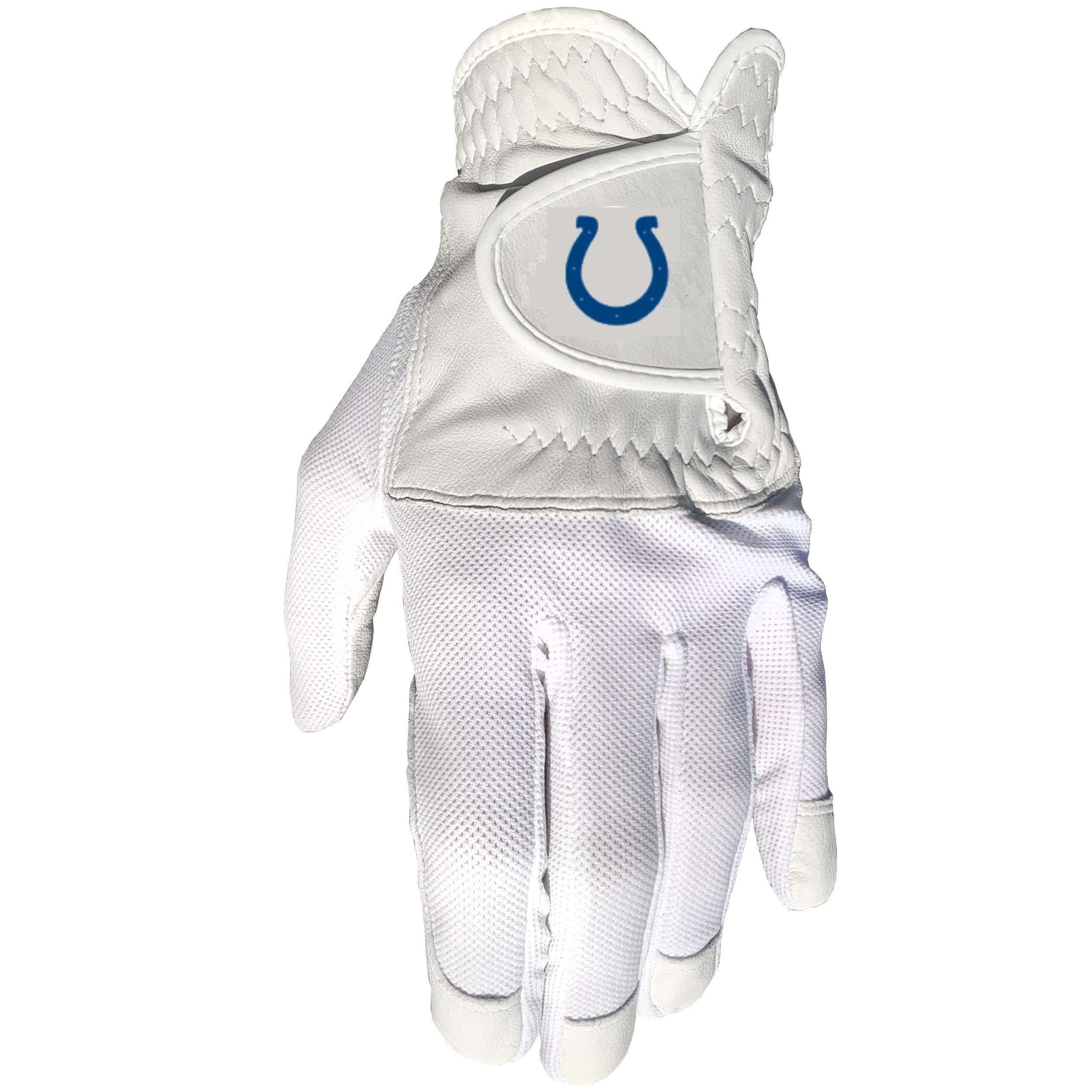 Indianapolis Colts Golf Glove - Single Fit - Cabretta Leather - 757 Sports Collectibles